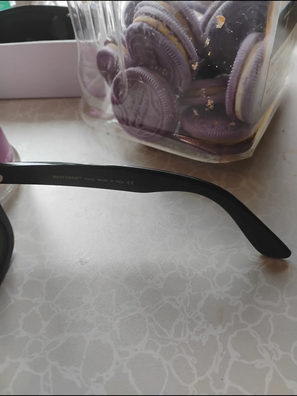 Men’s Black Frame Sunglasses with Green Mirrored Lenses